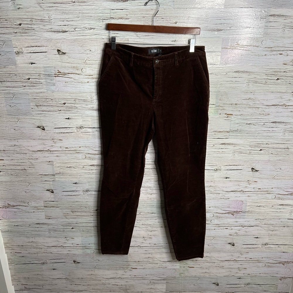 16. Icone from simons brown corduroy pants size  12